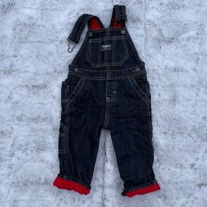 Oshkosh B’gosh fleece lined overalls